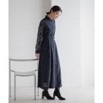 ショッピングマキシ丈 ワンピース サイドジャガードキリカエワンピース606739