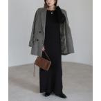 ワンピース 前後2WAYリブニットワンピース