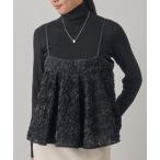 キャミソール フラワーコードビスチェ