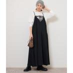 ショッピングマキシ ワンピース 「WEB限定追加」ウォッシャブルブラッシュロングキャミワンピース