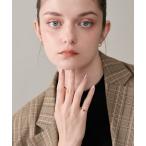 指輪 リング ゴールドアイオライトピンキーリング レディース