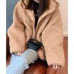 ブルゾン アウター ボア　ジャケット レディース