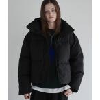 コート ジャケット フィルパワー600ルーズシルエットスタンドネック中綿ジャケット メンズ レディース