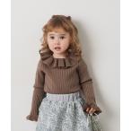 ショッピングフリル ニット セーター フリルカラーニットプルオーバー キッズ 子供服 女の子