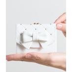 ショッピングがま口 財布 SUNNY SIDE：サニーサイド　きらめきりぼん　がま口三つ折財布 レディース メンズ