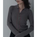  вязаный свитер [ часть магазин ограничение ] Polo воротник ребра вязаный женский 