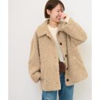 ブルゾン アウター カーリーボアブルゾン レディース