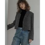 ショッピングリエディ ジャケット テーラードジャケット 「2025AW COLLECTION」ツイードクロップドテーラードジャケット レディース
