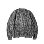 ショッピングアーガイル カーディガン TOWNCRAFT / タウンクラフト SHAGGY VINTAGE PATTERN ZIP CARDIGAN レオパード アーガイル
