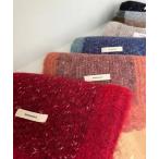 マフラー ストール 「 ammy. / エイミードット 」 ニュアンスカラー モヘアタッチ マフラー レディース