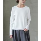 ショッピングカットソー tシャツ ミニ裏毛 ベーシッククルーネックカットソー レディース