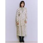 ショッピングマキシ ワンピース 2wayボウタイプリーツワンピース