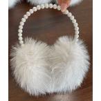  уголок данный . наушники [LAMPOON] жемчуг мех наушники женский 