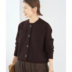 カーディガン 「追加」スーパーファインスムースクルーカーディガン レディース