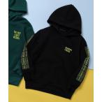 ショッピング子供服 パーカー  裏起毛 ロゴBIGパーカー kids キッズ 子供服 男の子 女の子