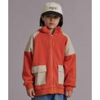 ブルゾン アウター フリース ラグラン切替 ジップトップス「PAIRMANON STREET」 キッズ 子供服 男の子 女の子