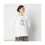 tシャツ NYC METALIC PRINT L/S T-SHIRT レディース