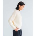 ニット セーター ケーブル編みのチャンキーセーター レディース