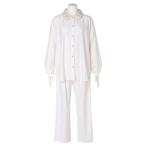 パジャマ ルームウェア キッドブルー -２５プレーンネル -長袖パジャマ -KNCK540 -kidblue レディース