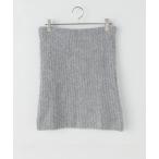 スカート .blacktogrey / ブラックトゥーグレー Knitted ミニスカート