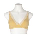 ブラジャー キッドブルー -２５起毛ココウール -フックアイソフトブラジャー(ノンワイヤー) -KICA348 -kidblue