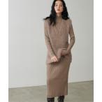 ショッピングワンピース ワンピース 「LARUTA」「待望のSサイズ！」選べるリブニットワンピース×フェザーベストSET（Sサイズ）