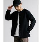 コート ジャケット Upscape Audience アップスケープオーディエンス 日本製 国産 尾州 コットンキルトノーカラースナップジャケット A