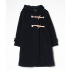 [mizuiroind] полупальто "даффл коут" - темно-синий женский 