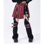 「REFLEM」 ショートパンツ FREE ブラック×レッド レディース