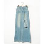 [EVRIS] Denim брюки - голубой женский 