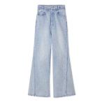 「SNIDEL」 ブーツカットデニムパンツ 0 サックスブルー レディース