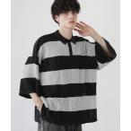 [LILL] рубашка-поло с коротким рукавом M черный мужской 