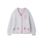 パジャマ ルームウェア ラメフェザーカーディガン レディース