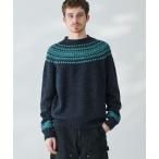 セーター ニット MORRIS ＆ SONS |  ジーロンラム ノルディックセーター MEN メンズ レディース