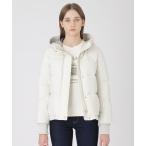 ダウンコート ダウンジャケット ハイマルチピーチタフタショートダウンコート レディース