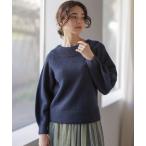 ショッピングGW ニット セーター へアリーヤーンボートネック ニット レディース