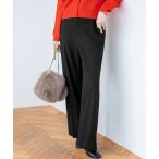 ショッピングストレッチ パンツ ウォームストレッチ ワイド パンツ レディース