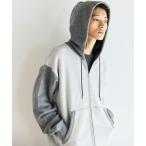 パーカー COMFORT HEATHER ヴィンテージライク 裏毛 ジップパーカー/ジップフーディー メンズ