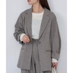 ジャケット テーラードジャケット 「一部店舗限定/S.Mサイズ展開/セットアップ対応」B バックタックイージージャケット レディース