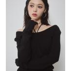 ニット セーター 前後２WAY チョーカ