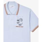 「LACOSTE」 半袖ポロシャツ 5 ライトブルー メンズ
