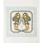 「HERMES」 スカーフ - ブルー レディース