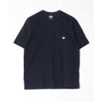 [DANTON] one отметка короткий рукав футболка - темно-синий мужской 