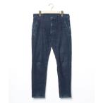 [NANO universe] обтягивающие джинсы брюки M темно-синий мужской 