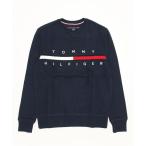 「TOMMY HILFIGER」 スウェットカットソー MEDIUM ネイビー メンズ