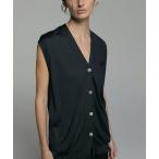 ショッピングTOKYO 「ETRE TOKYO」 ニットベスト FREE ネイビー レディース