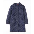 ショッピングラベンハム 「LAVENHAM」 キルティングコート 36 ネイビー レディース