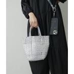 ショッピングカゴバッグ 「ear PAPILLONNER」 ハンドバッグ FREE シルバー レディース