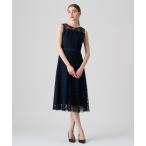 「ANAYI」 ノースリーブワンピース 36 ネイビー レディース