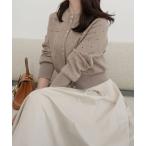 カーディガン コンパクトニットカーディガン レディース